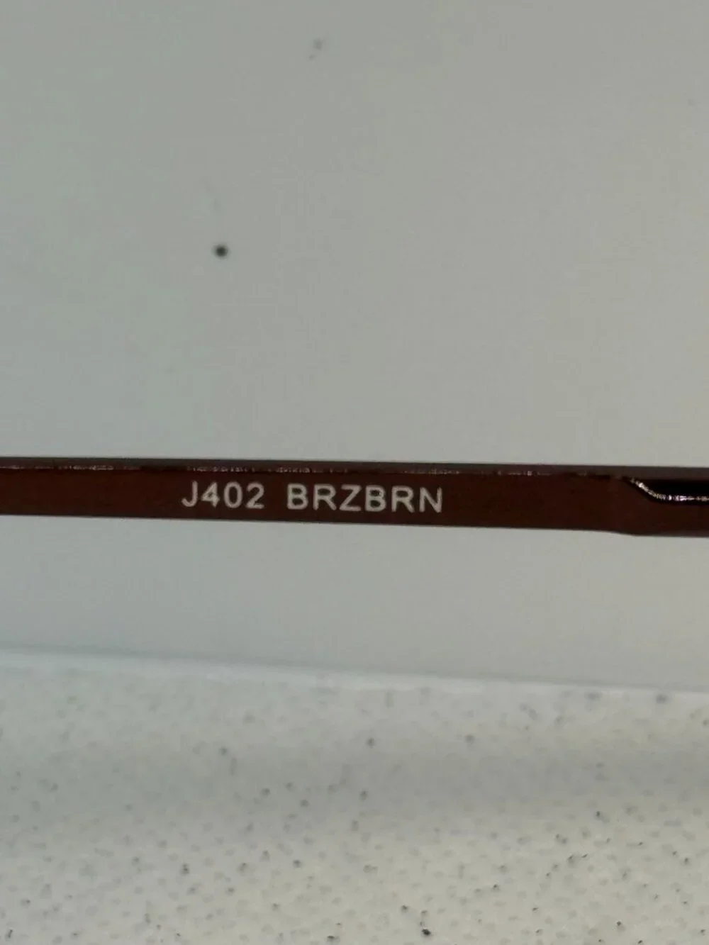 Jessica Simpson J402 Bronze Brown Gradient Aviator Sunglasses Metal Women's